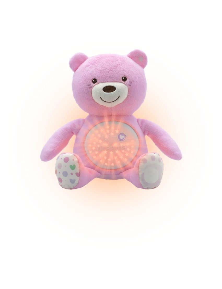 Ursinho Boa Noite - rosa