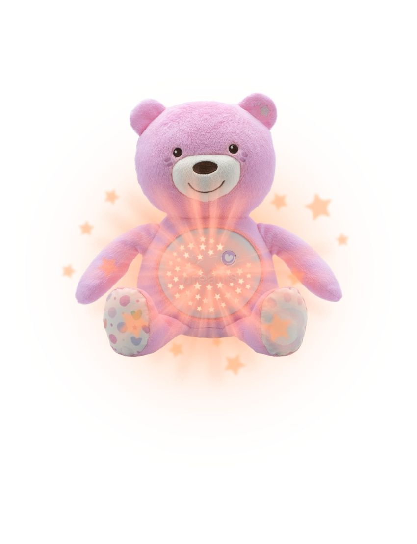 Ursinho Boa Noite - rosa